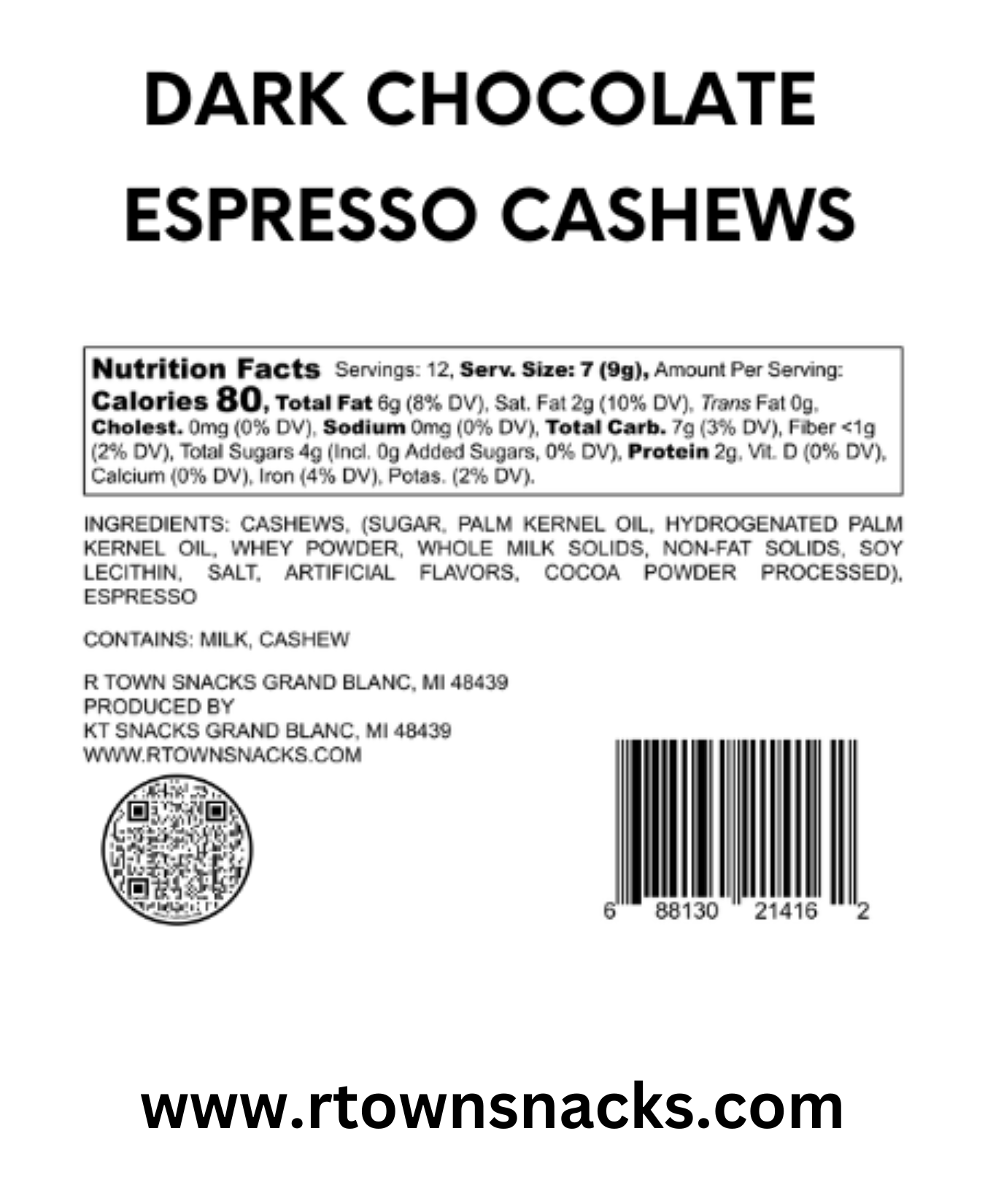 CaffNuts Cashews